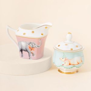 MILK JUG & SUGAR POT SET by Yvonne Ellen