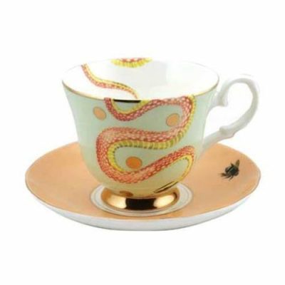 Snake Tazza da the con piattino By Yvonne Ellen