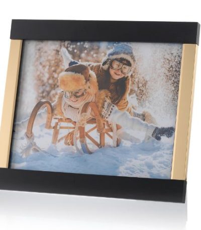 Portafoto rettangolare Nero e Oro