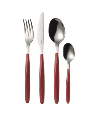 Set 24 posate My Fusion rosso