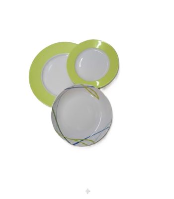 Servizio 19 piatti Shirnding verde